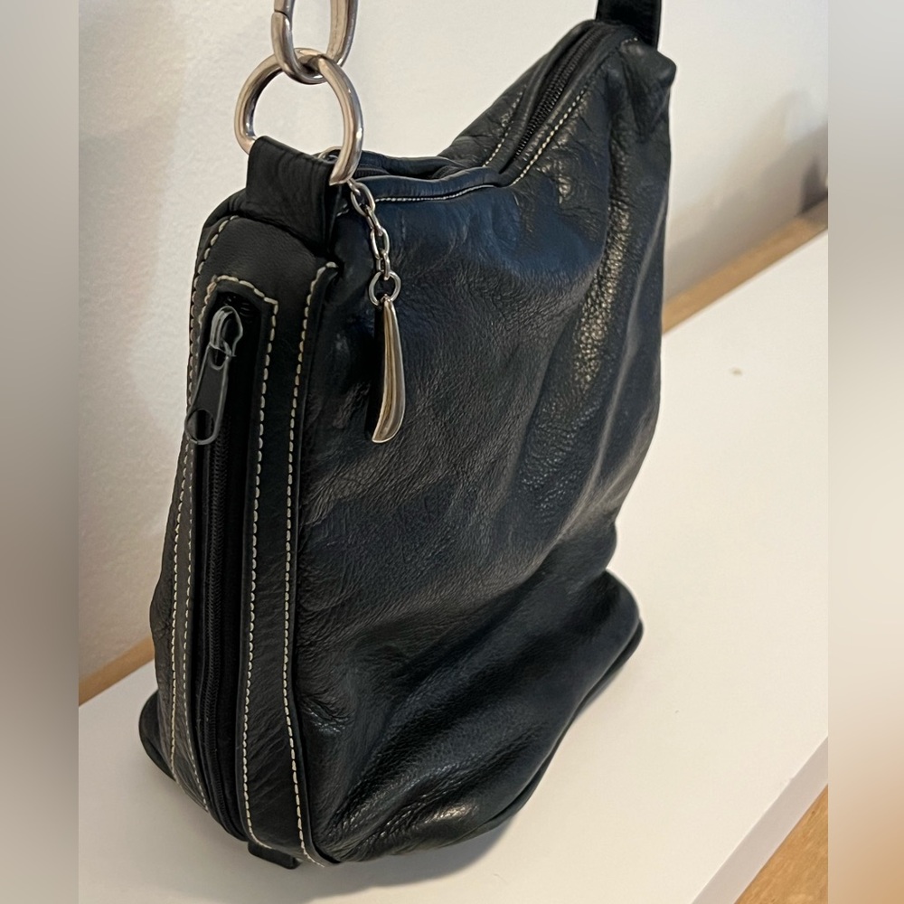 Donald J Pliner leather crossbody bag